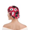 thumbnail image 6 of Yiaed Cute Dog Print Reusable Shower Cap & Bath Cap & Lined, Oversized Waterproof Shower Caps Designed for all Hair Lengths, 6 of 7