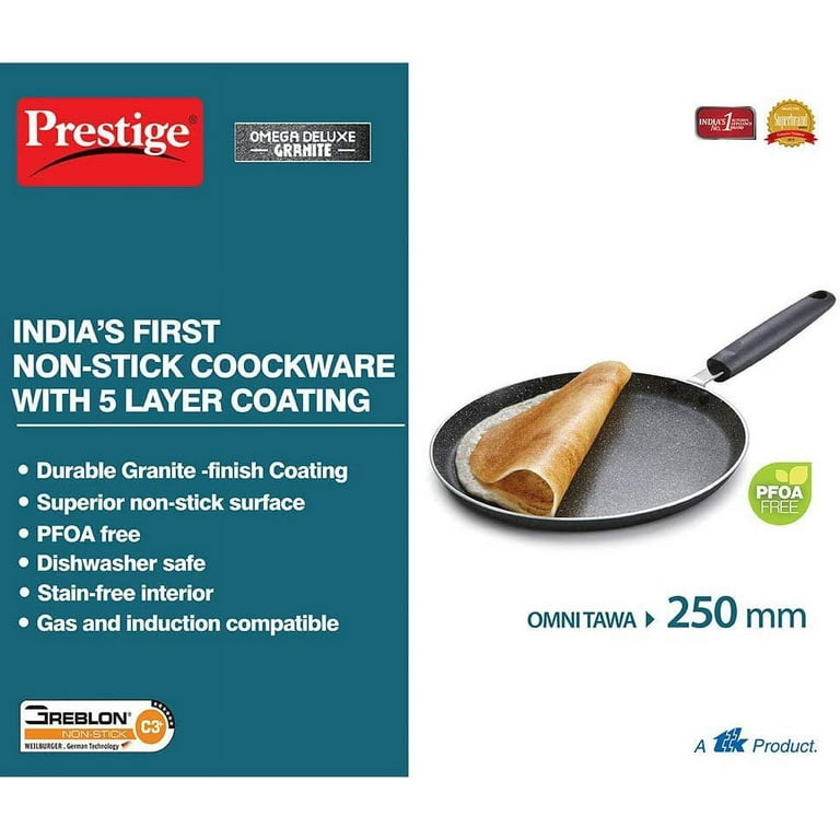 Best Nonstick Pan,Induction Base Non-Stick Dosa Tawa/Griddle,Dosa  Pan,Non-Stick Induction Base Fry Pan,Thickness 3 mm, Size 10 X 10 inches  With one