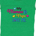 thumbnail image 4 of Inktastic My Mamaw and Papa Love Me with Hearts Boys or Girls Baby Bodysuit, 4 of 5
