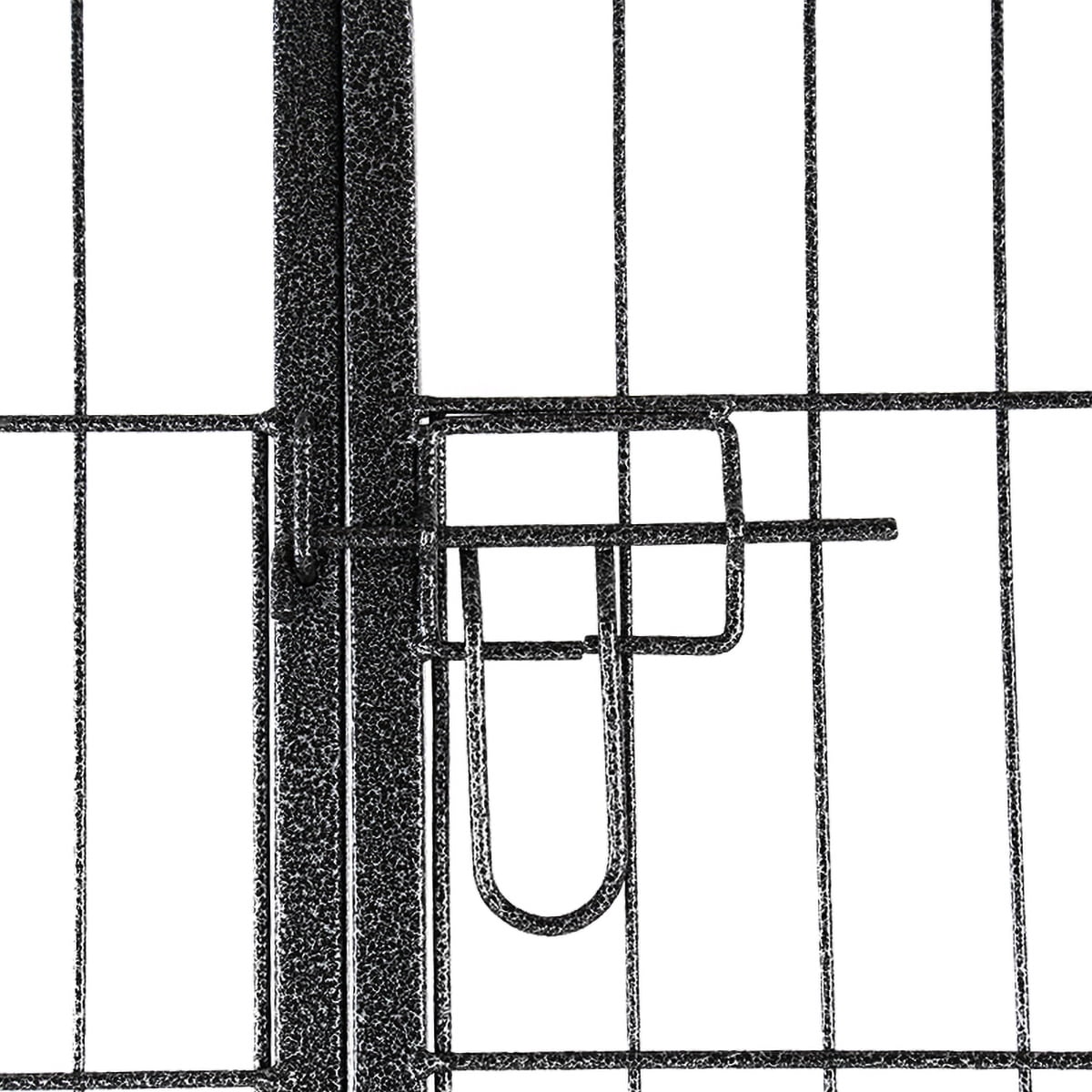 Geniqua 2x 8-Panels 24" Tall Folding HeavyDuty Metal Dog Playpen Exercise Fence Kennel
