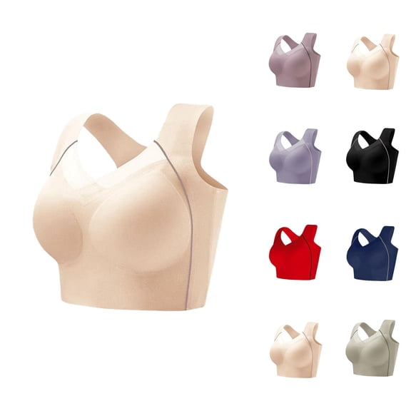 Sports Bras for Women Seamless Push Up No Underwire Wide Strap Running Yoga Gym Athletic Bralettes Workout Bra