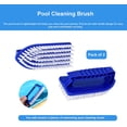 thumbnail image 2 of Estrela Cepillo de plástico para piscina, cepillo de limpieza para piscina, pared, suelo, pared, cepillo para piscina, cepillo de limpieza profesional de plástico para piscina, adecuado para piscina,, 2 of 5
