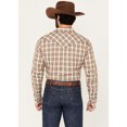 thumbnail image 4 of Cody James Men's Buck Off Plaid Print Long Sleeve Snap Western Shirt - CJSU24W73-BN, 4 of 4
