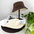 thumbnail image 2 of Homirary XXL Oversize Bucket Hat Reversible, Fisherman Sun Cap with Chin Strap, Travel Beach Outdoor Hat for Men & Women, Brown / Beige, 1 Pack, 2 of 5