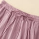 thumbnail image 5 of Pantalones anchos con cintura elástica para mujer, para primavera/verano - Pantalones cortos informales con cordones, 5 of 7