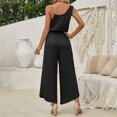 thumbnail image 3 of Women Casual Fashion Women's Solid Color Long Sleeved Jumpsuit Pants Flight Jumpsuit Women New Years Jumpsuit Interview Attire for Women Body Suit Woman Formal Pant Suits for Women Evening Wear Long, 3 of 6