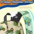 thumbnail image 5 of Tractor and Harvesters Cream Pattern 17" School Backpacks for Teens,Waterproof Oxford Fabric,S-Shape Padded Straps for School,Travel,Hiking,Camping, 5 of 6