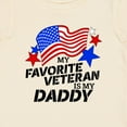 thumbnail image 4 of Inktastic My Favorite Veteran is My Daddy Boys or Girls Baby T-Shirt, 4 of 5