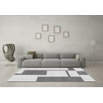 thumbnail image 3 of Ahgly Company Indoor Square Solid Gray Modern Area Rugs, 4' Square, 3 of 4