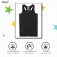 thumbnail image 7 of 6 Pack Toddler Tank Tops Girls Black Tank Top Pack Racerback Kids Tank Tops Undershirt for Dance, Gymnastics Clothes For Girls, 7 of 7
