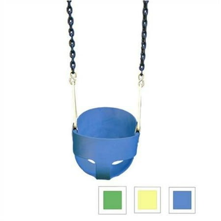 Gorilla Playsets 04-0008-B/B Full Bucket Toddler Swing - Blue