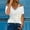 White, variant on Rezuofi 1 Pcs Womens T Shirts V Neck Short Sleeve Summer Tops Casual Basic Tees