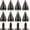 Gun Metal, variant on 100 Sets 9.5MM Gun Metal Spikes and Studs Metal Bullet Cone Spikes Screw Back Leather Craft Rapid Rivet Screws Punk Studs and Spikes for Clothing Shoes Leather Belts Bag Rivets 3/8 Inch