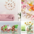thumbnail image 6 of Gustave 36PCS 3D Butterfly Wall Stickers,Removable Mural Metallic Paper Hollow-Out Butterfly Wall decor for DIY Home Nursery Party Christmas (Rose Gold), 6 of 8