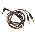 thumbnail image 2 of Cable de actualización de auriculares, Sonido Sin Pérdida Sin Pérdida de Distorsión 47.2 Pulgadas Conchufe Chapada Dorada de 3.5 mm A Cable de Cable Doble Masculino de 3,5, 2 of 7