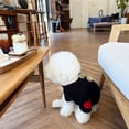thumbnail image 5 of Suéter de amor con forro polar de otoño e invierno, ropa cálida y gruesa de verano para mascotas, perros, gatos, perros pequeños y osito de peluche, 5 of 5