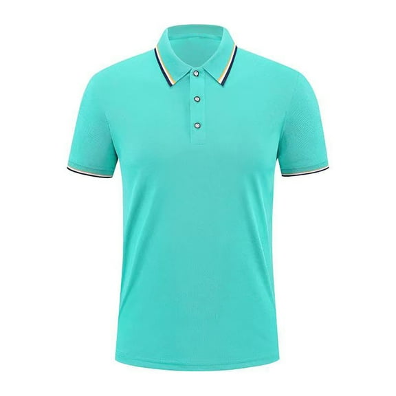 Aloohaidyvio Mens Short Sleeve Solid Stretch Cotton Pique Polo Shirt,Polo Shirts for Men Clearance