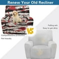 thumbnail image 4 of HELLHERO Bandage Blood Print Lazy Boy Chair Covers for Reclining Chair Soft Breathable Reclining Chair Covers, Recliner Sofa Slipcovers Single-Seater, 4 of 8