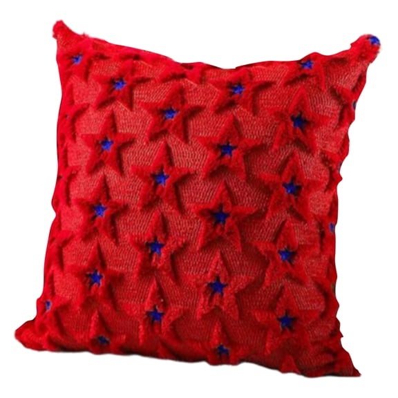 Independence Day Decorations 4Th Of July 250 Anniversary Flag Red, White Blue New Pillows for Living Room and Bedroom, Single Sided Printing,Pillow Cover Without Core,17.7*17.7Inch
