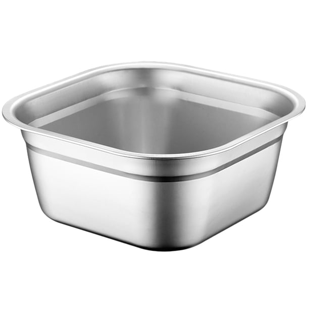 Fregadero de acero inoxidable de gran capacidad para lavar verduras, fregadero cuadrado multifuncional