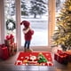 thumbnail image 5 of Seyotauo Winter Merry Christmas Santa Deer Snowflake Kitchen Rugs and Mats Kitchen Floor Mats Seasonal Decor Anti Slip Xmas Tree Cushion Case Bathroom Rug for Indoor Holiday Decoration, 5 of 6