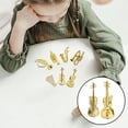 thumbnail image 7 of Raindrops Durable Golden Miniature Musical Instruments Set for Dollhouse Decor 35pcs Plastic Collection, 7 of 7