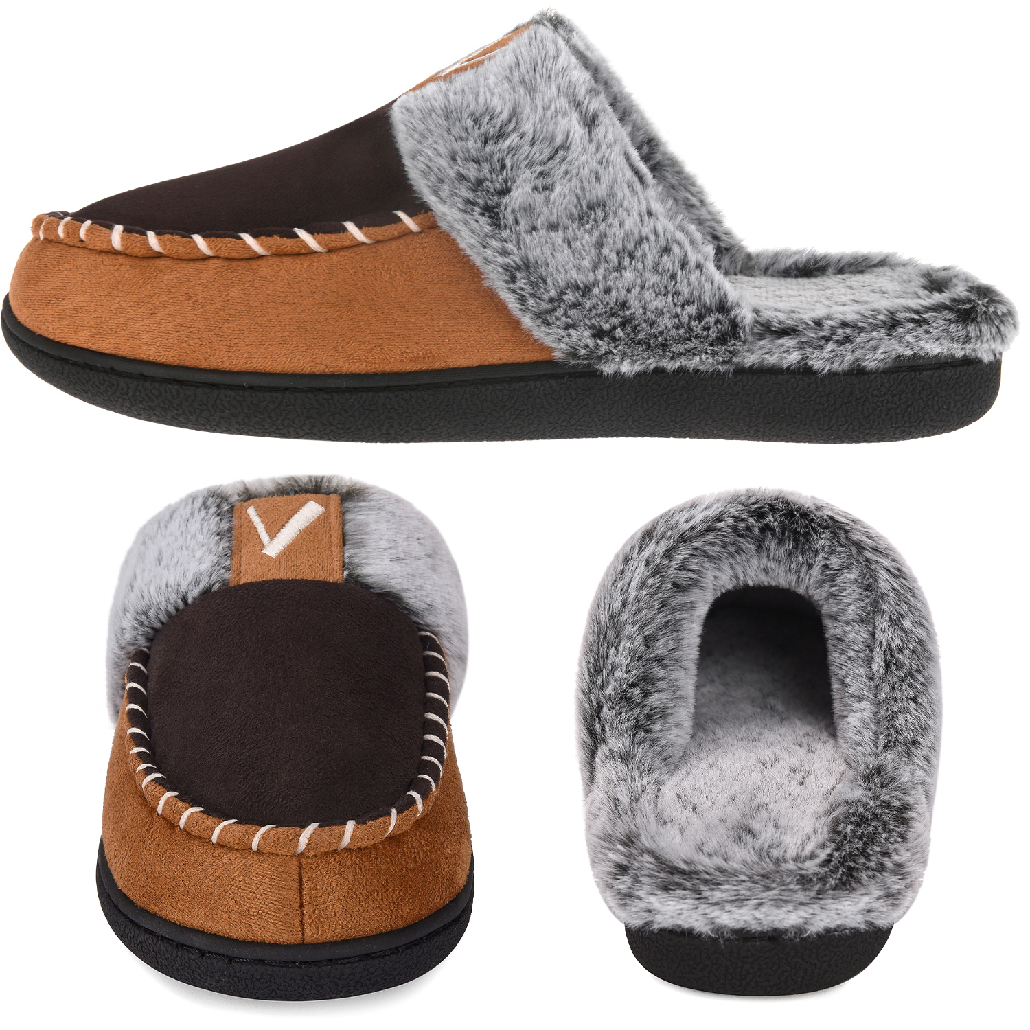 Vonmay Women's Fuzzy Moccasin Memory Foam Slipper photo 7