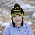 thumbnail image 3 of DC Comics Boys Winter Hat Set - Batman Beanie and 2 Pair of Gloves (Ages 2-4), 3 of 5