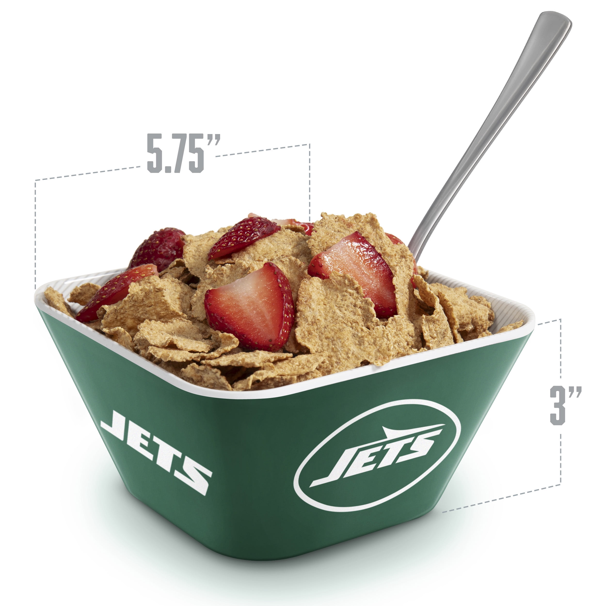 YouTheFan NFL New York Jets Small Snack Bowl