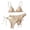 #094-Beige, variant on Women's Solid Color Bikini Swimsuit Two Piece Set Separate Top and Bottom Casual Beachwear Style