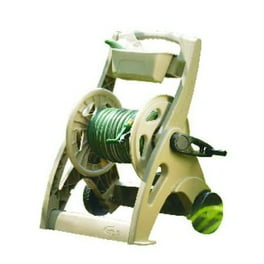 Suncast Smart Tube 225 ft. Taupe Retractable Wheeled Hose Reel Cart Suncast Smart Tube 225 ft. Taupe Retractable Wheeled Hose Reel Cart
