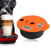 Reheyre Refillable Coffee Capsule, Crema Maker Tools with Plastic Removable Espresso Machine Filter for Home (Compatible with Bosch's Tassimo)