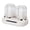 White, variant on Electric Twin Tub Laundry Cup Separate Washing Zones 2L Capacity for Home Use