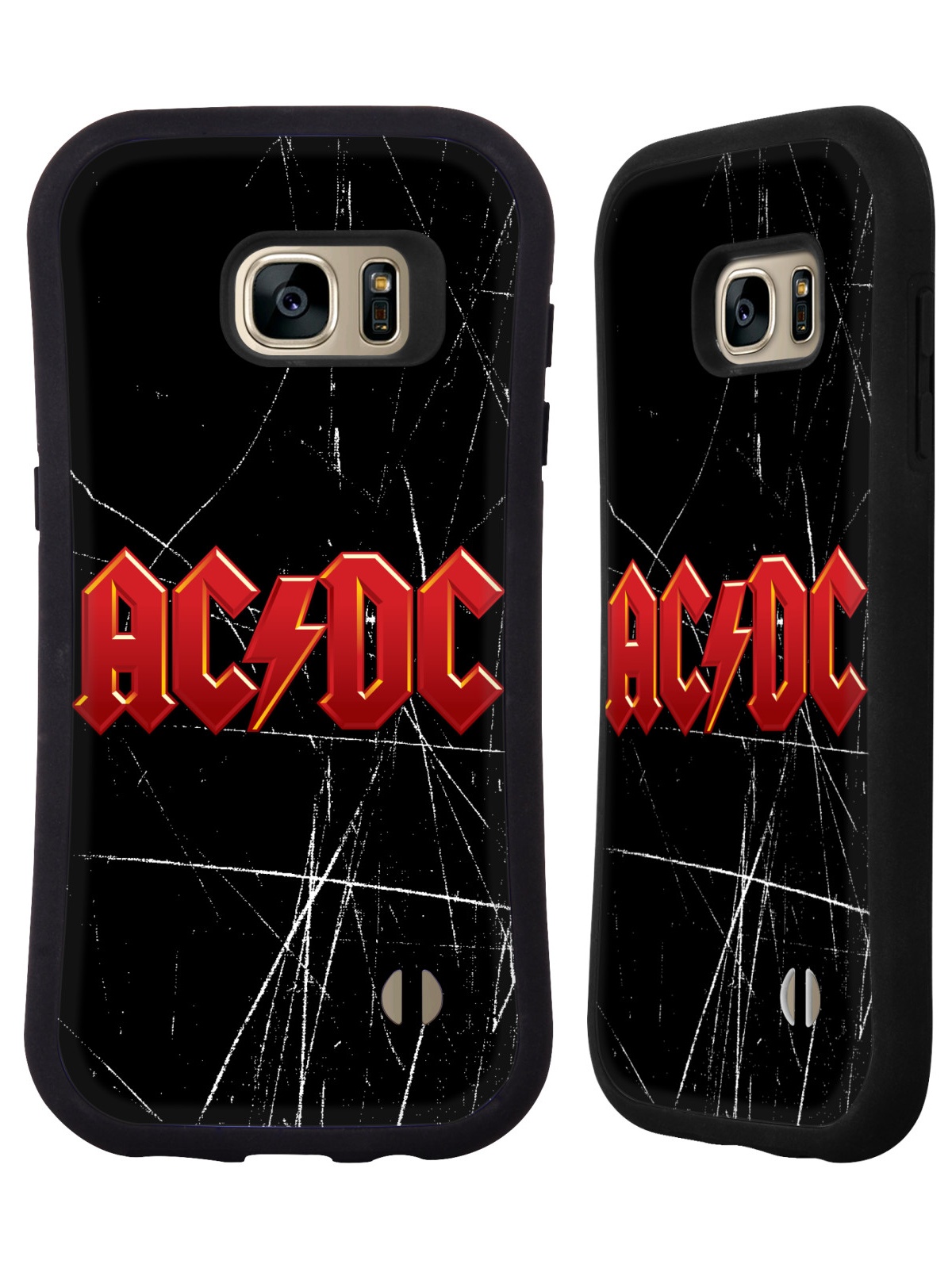 OFFICIAL AC/DC ACDC LOGO HYBRID CASE FOR SAMSUNG PHONES