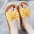 thumbnail image 5 of zuwimk Womens Sandals,Women's Sandals Bohemia Summer Beach Flats Beaded Ankle Strappy Sandal Dressy Shoes Yellow, 5 of 5