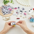 thumbnail image 2 of 74Pcs 9 Styles Safety Craft Eyes with Eyes Washers White Stuffed Crochet Eyes Plastic Puppet Craft Eyes for Doll Amigurumi Craft Doll Eyes for Plush Animal Puppet Making 15-28mm, 2 of 7