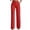 *Red, variant on VBVC Women's High Waist Wide Leg Dress Pants,Button Fly Straight Leg Work Trousers For Women,Ladies Stretchy Office Palazzo Pants with Pockets,Army Green,S-3XL