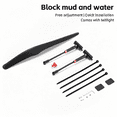 thumbnail image 4 of 700C Road Bike Front Fender with Integrated Tail Light - Quick-Release PP Mudguard for All-Weather Protection, Adjustable Fit, Streamlined Design to Reduce Wind Resistance, Includes Mounting Hardware, 4 of 6