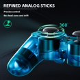 thumbnail image 4 of Mando inalámbrico Burcica para PlayStation 2 - Azul claro/verde, 4 of 7