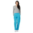 thumbnail image 4 of Adar Pantalon Cargo Fuselé pour Femmes, Taille Élastique, Popeline Durable, Noir, 4 of 7