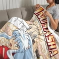 thumbnail image 3 of Inuyasha anti-pilling, suave, ligera, esponjosa y acogedora de lujo para hogar y cocina – Perfecta para niños y adultos, 100 x 150 cm, 3 of 6