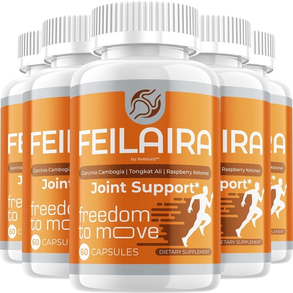 Feilaira Capsule - Advanced Formula for Joint Support Supplement, 5 Pack, 300 Capsules