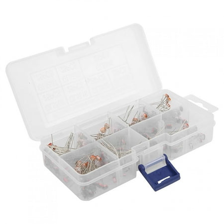 

ESTINK Photosensitive Resistor 175Pcs Mini Photosensitive Resistor Kit GL5506 GL5516 GL5526 GL5528 GL5537 GL5539 GL5549 Photosensitive Resistor Kit