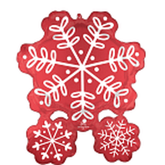 LRG SHP STN NORDIC SNOWFLAKES
