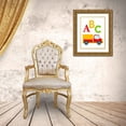 thumbnail image 3 of Robinson, Tamara 26x32 Gold Ornate Wood Framed with Double Matting Museum Art Print Titled - Transportation ABC, 3 of 4