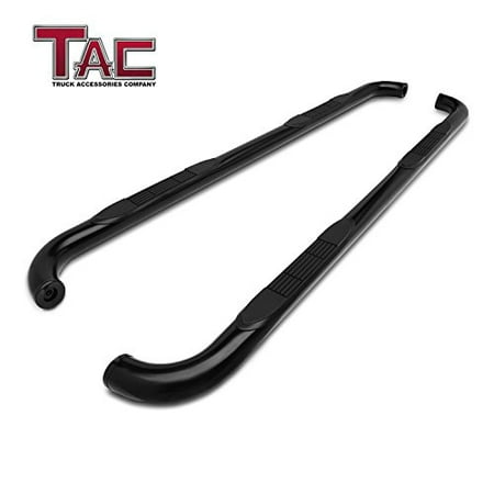 TAC Side Steps Running Boards for 2019 Dodge Ram 1500 Crew Cab 3” Black Side Bars Nerf Bars Step Rails Off Road Automotive Exterior Accessories (2 Pieces Running