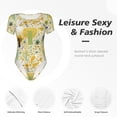 thumbnail image 4 of Balery Animal Tree Body de cuello redondo de manga corta para mujer Tops de manga corta Tops básicos-Large, 4 of 7