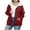 Red3, variant on Ruimatai Women's Plus Size Fleece Hooded Jacket Long Sleeve Zip Up Sweater Warm Winter Casual Outerwear Christmas Fashion