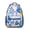 Blue-35, variant on Vintage Waterproof School Backpack with Ergonomic Spinal Support - Stylish Boho Floral Design for Teens & College Students
