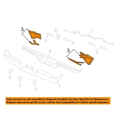 68404447AC - Step Bumper Bracket Kit The Official Mopar e